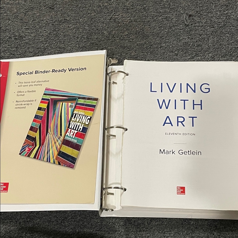 Living with Art Textbook Binder Version